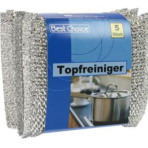 Best-Choice Spülschwamm Topfreiniger, mit Scheuerseite, 5 Stück , 5 Stück