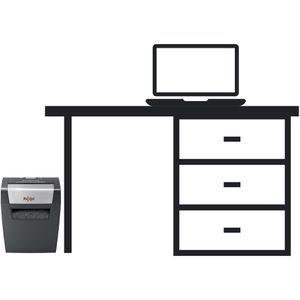 Produktbild für Aktenvernichter Rexel 2104570EU Momentum X308, schwarz