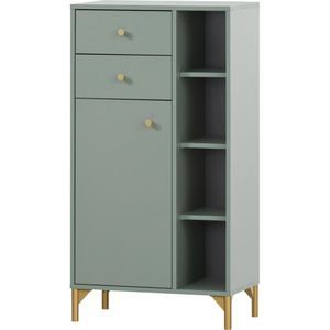 Produktbild für Badschrank Schildmeyer Ando 154263, mit 4 Füßen, pistazie