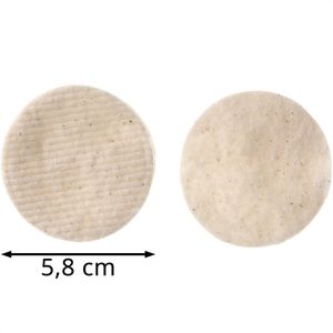 Produktbild für Wattepads elkos Face Bio, rund