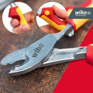 Produktbild für Kabelschere Wiha 43664, bis 50 mm², VDE-geprüft