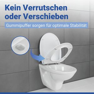Produktbild für WC-Sitz Wenko Tavola 24080800, oval, aus Duroplast