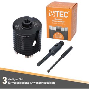 Produktbild für Bohrkrone BTEC Diamant Dosensenker, SDS+
