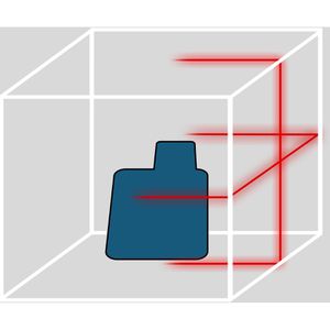 Produktbild für Kreuzlinienlaser Laserliner 036.735E, SmartCross-Laser X