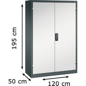 Produktbild für Magazinschrank CP-Möbel Acurado, anthrazit / grau