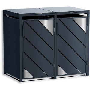 Mülltonnenbox Metzler MMB-7-2X, Metall