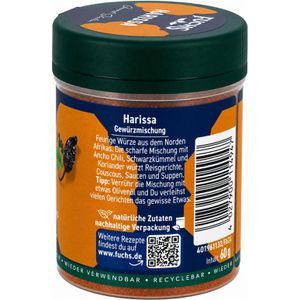 Produktbild für Gewürzmischung Fuchs Gourmet Selection, Harissa, ohne Salz