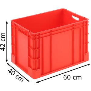 Produktbild für Eurobox Alpha-Paletten Silverline, rot, 80 Liter
