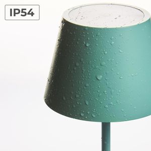 Produktbild für Tischlampe Rolf-Kern Club, türkis mit LED