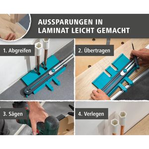 Produktbild für Konturenlehre Wolfcraft 6980000, mit Feststeller