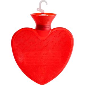 Wärmflasche Fashy Doppellamelle, Herz, 0,7 Liter