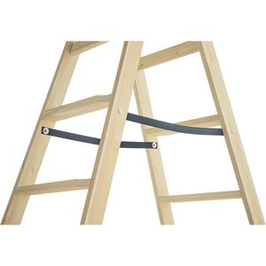 Produktbild für Stehleiter Hailo Master H80, 8768601, beidseitig begehbar
