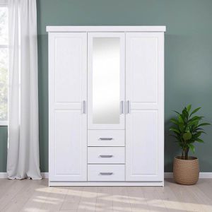 Produktbild für Kleiderschrank Inter-Link Geraldo, weiß