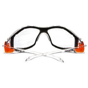 Produktbild für Schutzbrille Infield Matador, transparent-orange, Bügelbrille