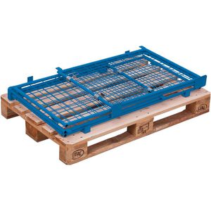 Produktbild für Palettenaufsatz VARIOfit Typ 62, pa-080.020, blau, Stahl