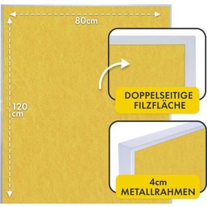 Produktbild für Moderationstafel Floordirekt GIANT, mit Rollen