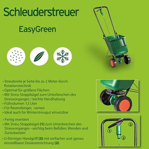 Produktbild für Streuwagen Substral EasyGreen Schleuderstreuer, 12 Liter