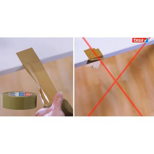 Produktbild für Packband Tesa 4124 Ultra Strong, PVC, braun