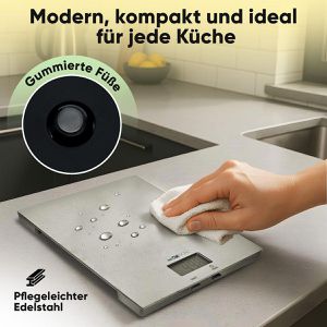 Produktbild für Küchenwaage Clatronic KW 3821, mit Tara-Funktion, Teilung 1 g