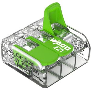 Produktbild für Verbindungsklemme Wago Compact, 221-423/995-012, 3 Leiter