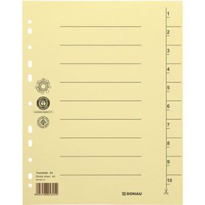 Produktbild für Trennblätter DONAU 8610001S-99, A4