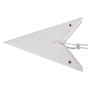 Produktbild für Weihnachtsstern CASARIA 108576, Papierstern weiß, mit Ständer