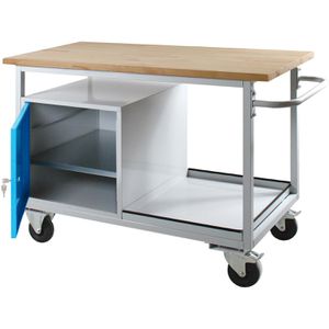 Produktbild für Werkbank ADB Eko, 41922, blau, mit Rollen