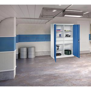 Produktbild für Werkzeugschrank CP-Möbel 8931-3042, aus Metall, grau / blau