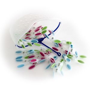 Produktbild für Wäscheklammern MSV Soft-Grip, farbig sortiert