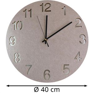 Produktbild für Wanduhr Unilux Hello, Kunststoff, analog, Quarzuhr