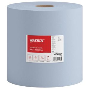 Putztuchrolle Katrin Basic XXL, 464354, aus Zellstoff, blau