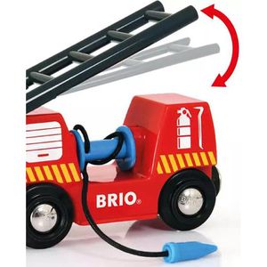 Produktbild für Spielzeugeisenbahn BRIO 33844 Feuerwehr-Löschzug