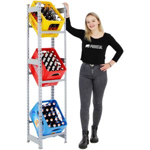 Produktbild für Getränkekistenregal PROREGAL Big Camel, für 3 Kisten
