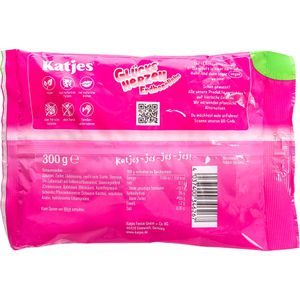 Produktbild für Schaumzucker Katjes Familiy Glücks Herzen Erdbeerliebe