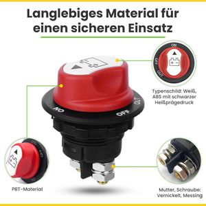 Produktbild für Batterietrennschalter Offgridtec 200 A, 12 - 48 V