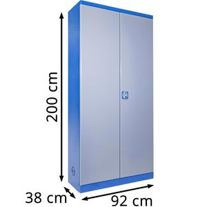 Produktbild für Umweltschrank Güde Typ III, 40694, lichtgrau