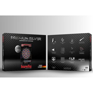 Produktbild für Dartscheibe Karella Premium Silver, elektronisch
