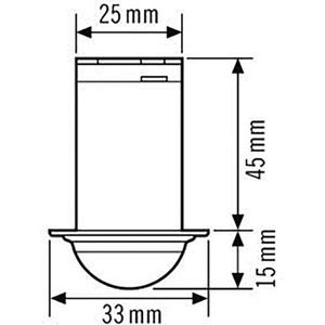 Produktbild für Bewegungsmelder Esylux MD-C 360i/8 mini PIR