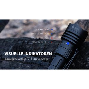 Produktbild für Taschenlampe Wuben T1 schwarz, LED, aufladbar