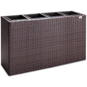 Pflanzkasten CASARIA Sichtschutz braun