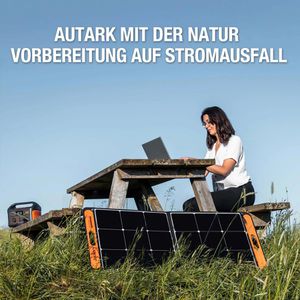 Produktbild für Solarpanel Jackery SolarSaga 100, faltbar