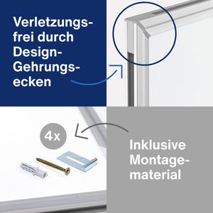 Produktbild für Whiteboard Magnetoplan 1240388, 60 x 90 cm