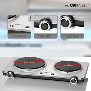 Produktbild für Kochplatte Clatronic DKP 3668