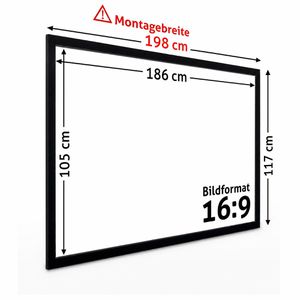 Produktbild für Beamer-Leinwand ESMART Professional MIRALE