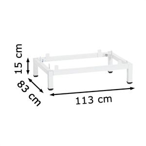 Produktbild für Fußgestell Lüllmann 565507, für Planschrank DIN A1