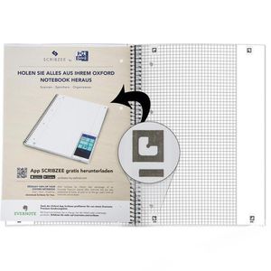 Produktbild für Collegeblock Oxford 100050356, A4