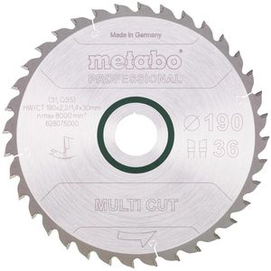 Kreissägeblatt Metabo Multi Cut Professional, 628075000