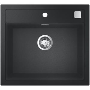 Spülbecken GROHE K700 Kompositspüle, Einzelbecken, schwarz