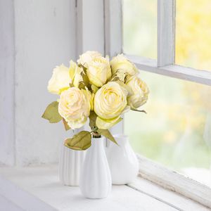 Produktbild für Kunstblume Creativ-green Rosenbouquet
