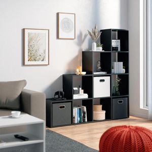 Produktbild für Bücherregal Vicco 95402, schwarz